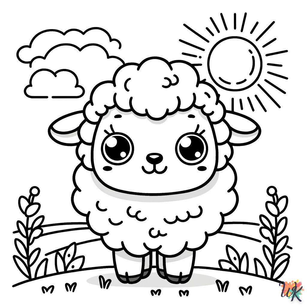 Pecora 5 Disegni da Colorare Pecora 3